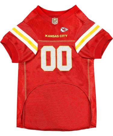 NFL Kansas City Chiefs Dog Jersey - Medium Size | Officially Licensed Football Jersey for Pets - Buy Online on GoSupps.com
