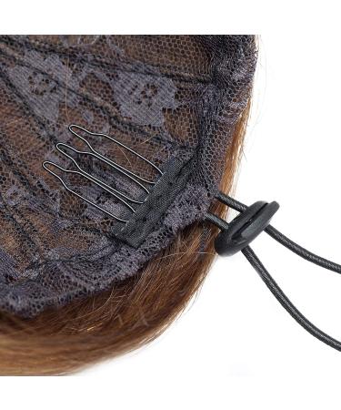 Human Hair Scrunchies Buns Updo Hairpieces #4 Medium Brown (30g) - Buy Online on GoSupps.com