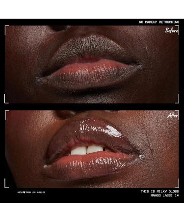 Nyx Professional Makeup Milky Gloss Lip Gloss - Mango Lassi | 12-Hour Hydration, Vegan, Scented Milkshake - Buy Online on GoSupps.com