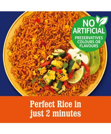 BEN'S ORIGINAL Wholegrain Spicy Mexican Microwave Brown Rice Bulk Multipack 6 x 220g pouches (Pack of 3) - Buy Online on GoSupps.com
