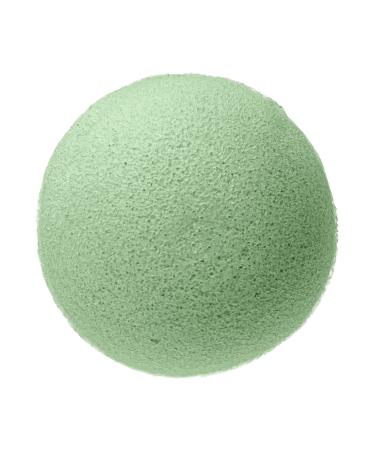 FReed Blue Pre-Moistened Konjac Sponge  Organic  Chemical Free  Large Cleansing and Exfoliation (Green/Green Tea)