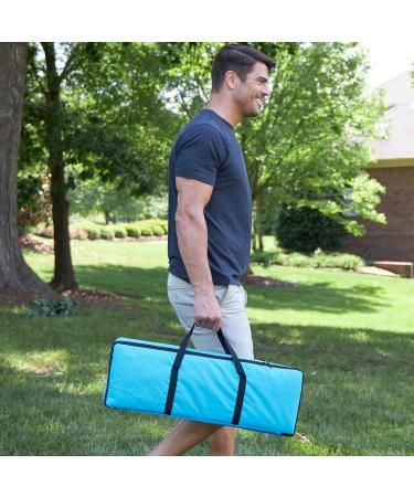Hey! Play! Wooden Croquet Set - Deluxe Outdoor Sports Game with Carrying Case for Family Fun - 6 Players - Buy Online on GoSupps.com