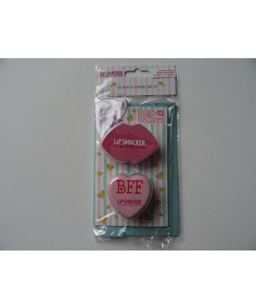 Lip Smacker Hugs & Kisses Lip Balm & Greeting Card Set - Sweet as Candy & Be My Vanilla-tine