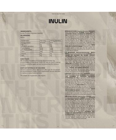 Bulk Inulin Powder 500g - High Fiber Supplement for Gut Health - Buy Online on GoSupps.com