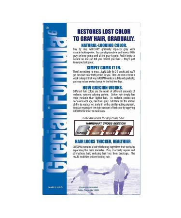 Grecian Formula Men's Hair Color Liquid 8oz - Pack of 3 | With Conditioner - Buy Online on GoSupps.com