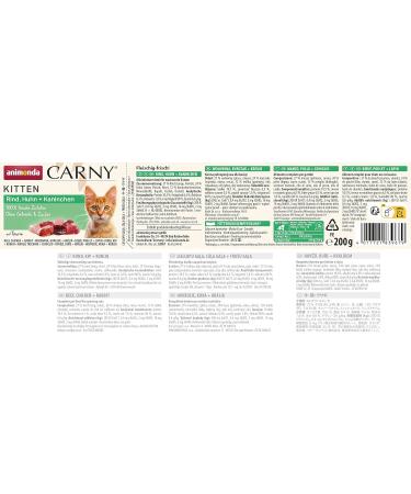 Animonda Carny Kitten Wet Food - 12 x 200g Chicken & Beef for Kittens - Premium Cat Food Shipping Worldwide - Buy Online on GoSupps.com