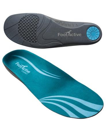 FootActive COMFORT Premium Insoles - S Blue S - 5/6.5 UK S 5-6.5 UK