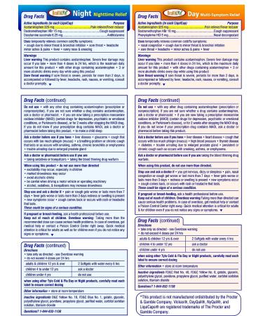 Healthlife Day & Night Cough Cold & Flu Relief Softgels - 30 Count (20 Day / 10 Night) | Sore Throat, Fever & Congestion Relief - Buy Online on GoSupps.com