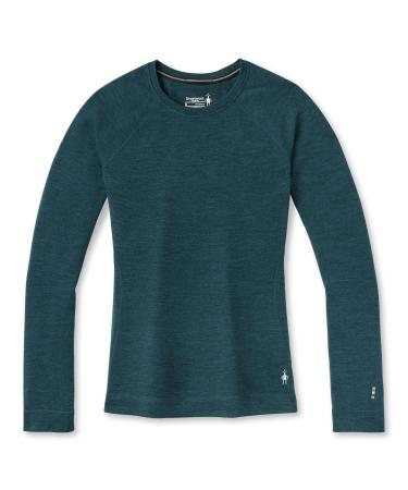 Smartwool Women's Merino 250 Baselayer Crew Medium Twilight Blue Heather