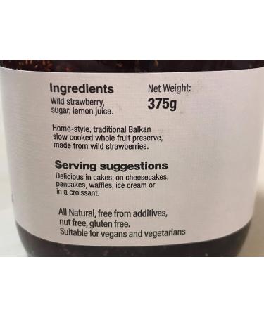 Forest Bounty Wild Strawberry Whole Fruit Preserve 375g - Buy Online on GoSupps.com