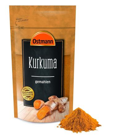Ostmann Turmeric Ground 250g - Premium Fine Turmeric Powder for Indian Dishes Curries & Golden Milk - International Shipping Available - Buy Online on GoSupps.com