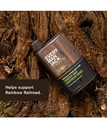 Every Man Jack Nourishing Juniper Sage Men's Body Wash - 13.5oz 2 Pack Limited Edition Pride Body Wash - Cleanse, Nourish, and Hydrate Skin with Coconut Glycerin - For All Skin Types - Buy Online on GoSupps.com