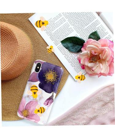 30pcs Simulation Bee Hair Barrettes Hair Clip 3d Resin Slices Resin Bee Ornament Ladybug Child Charm - Buy Online on GoSupps.com