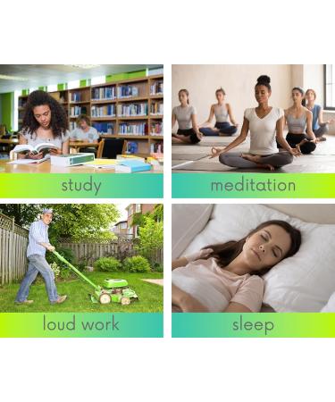 Buy Ultra Soft Grass Green Ear Plugs for Sleeping - Multi-Sized & Comfortable | International Shipping Available - Buy Online on GoSupps.com