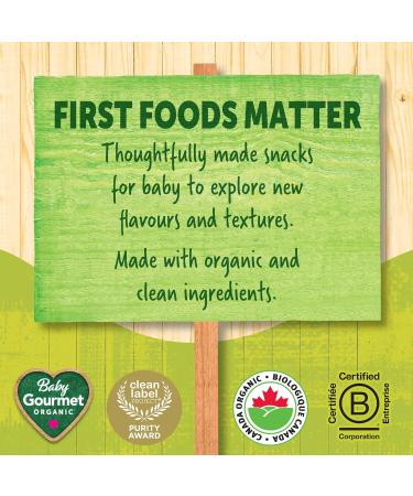 Baby Gourmet Mushies Organic Fruit And Veggie Snacks - Fruity Greens - Gluten-Free No Added Sugar Or Salt Non GMO Dairy-Free - 8x23g Packs Green - Buy Online on GoSupps.com
