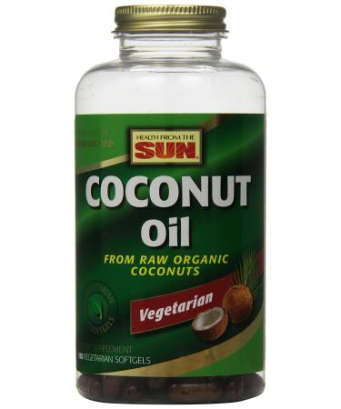 Health From The Sun Coconut Oil 180 Vegetarian Softgels