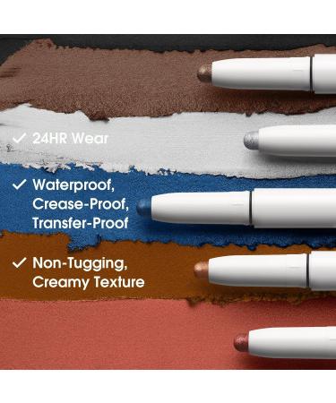 Buy 4 Colors Eyeshadow Stick Set - Waterproof Long Lasting High Pigmented & Glittery Matte Eye Shadow for Vibrant Makeup - Fast International Shipping - Buy Online on GoSupps.com