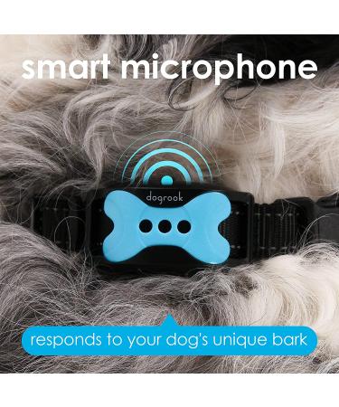 DogRook Anti Bark Collar for Small, Medium, and Large Dogs - Rechargeable & Shock-Free Bark Collar (8-110lb) - Blue - Buy Online on GoSupps.com