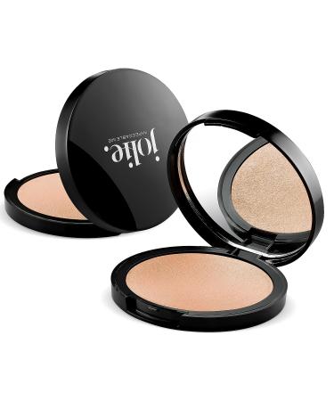 Jolie Healthy Glow Pressed Powder Illuminator Nude Rose Light (01) - Radiant Skin Enhancer - Buy Online on GoSupps.com