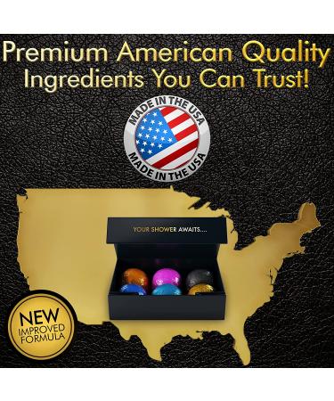 Luxury Shower Steamers Aromatherapy Gift Set | Made In USA | Essential Oil Shower Bombs | For Women | Shower Fizzies | Steam Shower Scents - Buy Online on GoSupps.com