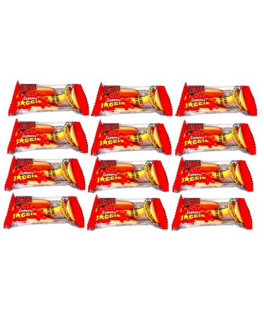 Gummi Zone 12 x Mini Doggie Hot Dog Gummi Zone Candy 9g