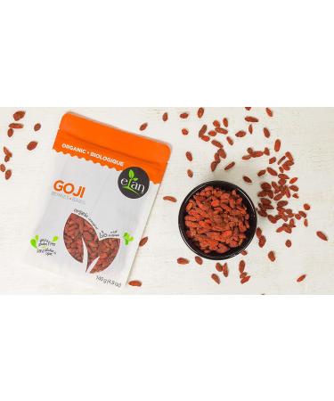 ELAN Organic Raw Brazil Nuts Non-GMO Vegan Gluten-Free Kosher 185g & ELAN Organic Goji Berries Non-GMO Vegan Gluten-Free 140 Gram - Buy Online on GoSupps.com