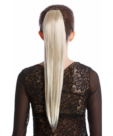 Wig Me Up-Srosy-24t613 Hair Part braid ponytail New system with plug-in ridge hair band blond ashblond-platinum blonde mix smooth 55 cm