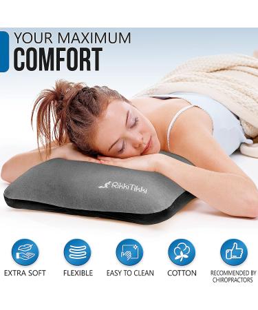 Inflatable Camping Pillow - Ultralight & Compressible - Gray - Buy Online on GoSupps.com