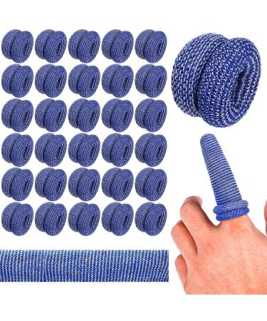 Finger Bandage Finger Roll Tubular Bandage 30 Pieces Breathable Finger Cots Wounds Care Dressings Elastic Thumb Bandages for Finger Sprains First Aid Scald Protection Gardening Work