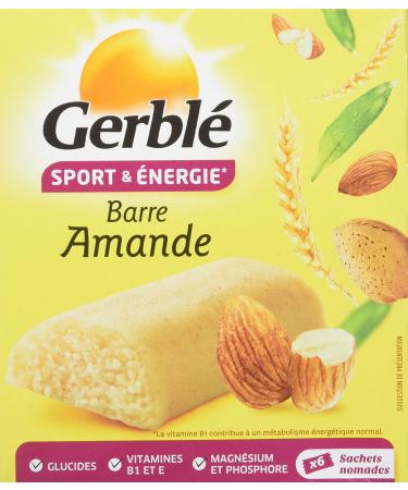 Gerble 6 Almond Bars 25g - Pack of 4