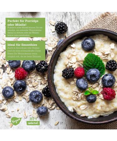  Senger's Senger's 0.5 kg of fresh raw vegan wheat germ rich in natural proteins from Austria Superfood (0.5 kg) - Buy Online on GoSupps.com