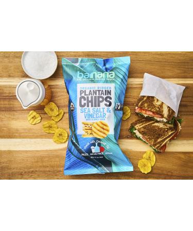 Barnana Organic Plantain Chips Variety Pack - 5oz, 4 Pack - Salty & Crunchy Snack Cooked in Coconut Oil - Buy Online on GoSupps.com