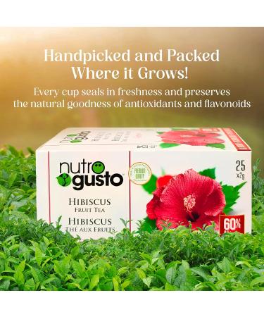 NutroGusto Tea Hibiscus 50 g - Buy Online on GoSupps.com