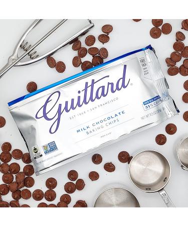 Guittard Baking Chips Milk Chocolate 11.5 oz (Pack of 2) - Buy Online on GoSupps.com