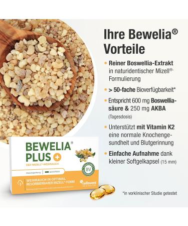 Mizell Frankincense Capsules - 50x Bioavailable with Vitamin K2 | 600mg & 250mg AKBA | Pharmaceutical Quality | 60 Capsules for Optimal Health - Buy Online on GoSupps.com