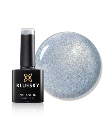 Bluesky Gel Nail Polish Prince Charming Ch05 Blue Glitter Long Lasting Chip Resistant 10 ml (Requires Curing Under UV LED Lamp)