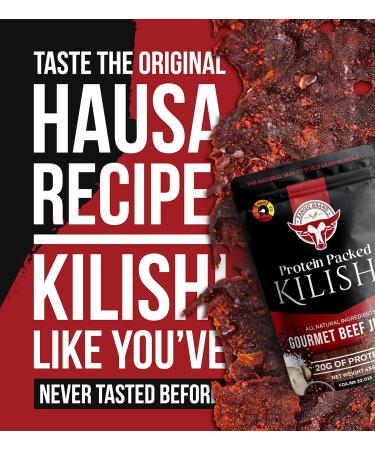Kilishi - Original Premium Gourmet Beef Jerky. High Protein. Less fats & Carbs. Paleo and Keto Friendly 1.5Oz (HOT) - Buy Online on GoSupps.com