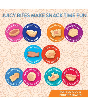 INABA Juicy Bites Grain-Free Soft Moist Chewy Cat Treats with Vitamin E and Green Tea Extract - 0.4 oz per Pouch - 18 Pouches (3 per Bag) - Tuna and Chicken Flavor - Buy Online on GoSupps.com