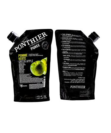 Food-United Apfel Puree Granny Smith 1kg - Pure Natural Fruit Puree for Smoothies Bowls Quark & Sorbet Toppings - No Artificial Additives - Selected Fruits - Buy Online on GoSupps.com