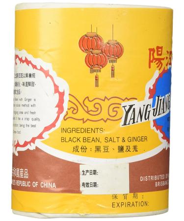 Yang Jiang Preserved Black Beans with Ginger 1lb - Traditional Chinese Ingredient - Buy Online on GoSupps.com