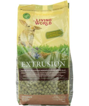 Living World Extrusion Rabbit Food (3-Pound) + Living World Small Animal Donuts (4.2 oz) - Buy Online on GoSupps.com