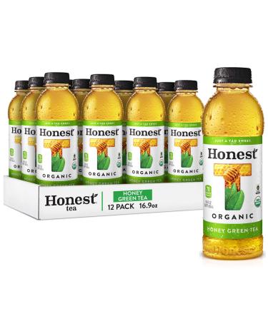 Honest Tea Organic Fair Trade Honey Green Gluten Free, 16.9 Fl. Oz, 12 Pack 16.9 Fl Oz (Pack of 12)