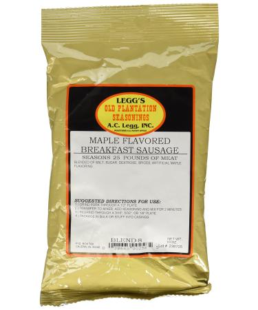 A.C. Legg Maple Flavored Breakfast Sausage 10 Ounce (Pack of 1)