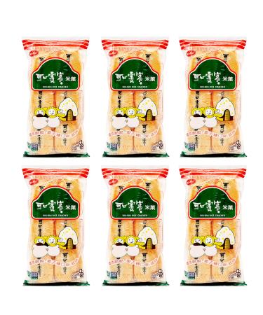 Bin Bin Rice Cracker 3.73 oz x6pk Regular 3.73 oz 3.73 Ounce (Pack of 6)
