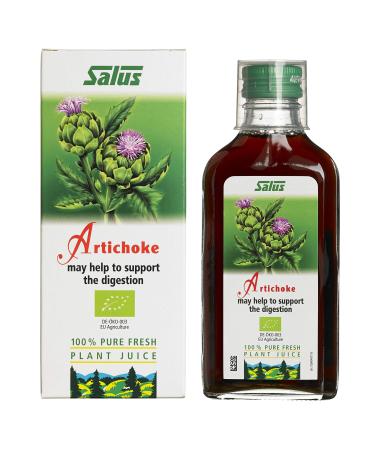 Salus Artichoke Organic 100% Pure Fresh Plant Juice 200 ml
