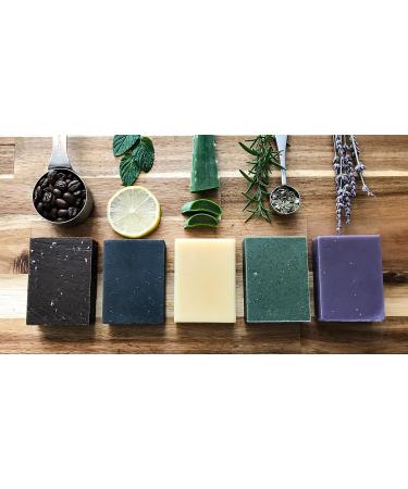 Organic Coffee & Oatmeal Exfoliating Soap by Aspen Kay Naturals - 4.5 oz Bar for Men & Women | GMO-Free, Natural Ingredients - Buy Online on GoSupps.com