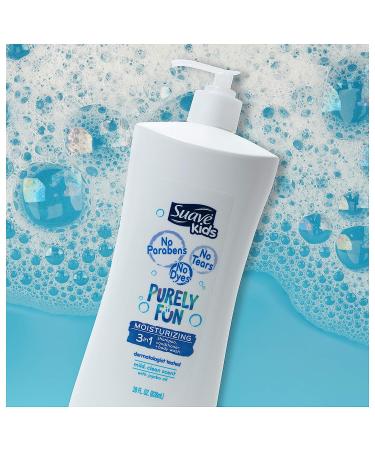 Suave Kids 3-in-1 Shampoo, Conditioner, and Body Wash - Purely Fun | 28 oz - Buy Online on GoSupps.com