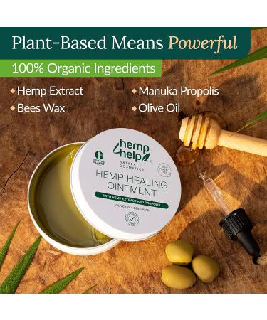Hemp Natural Skin Ointment | Intensive Care for Psoriasis Eczema & Dry Skin | Bestselling Organic Formula - Buy Online on GoSupps.com