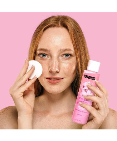 Freeman Beauty Korean Cherry Blossom Toner - Hydrating Pore Minimizer (6.1 fl oz) - Buy Online on GoSupps.com