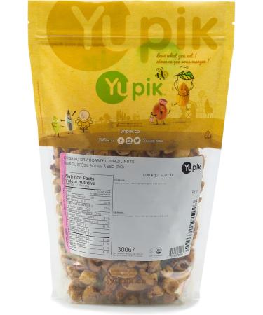 Yupik Organic Dry Roasted Brazil Nuts 1 kg 6 Count Gluten-Free Vegan Kosher Non-GMO Shelled Nuts Unsalted Lightly Roasted Oil-Free Crunchy Excellent Source of Selenium Nutritious Healthy Snacks 6 kg - Buy Online on GoSupps.com